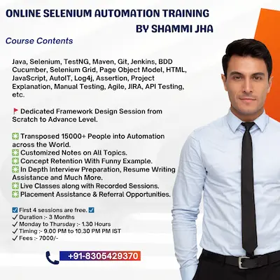 Selenium Automation Training