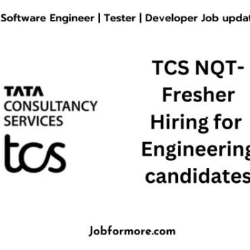 TCS NQT 2025 Off Campus Drive